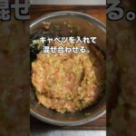 【たっぷりキャベツで節約・簡単！】１個１８円で驚くほど旨い／豚キャベツつくねの作り方  #recipe #cooking #料理